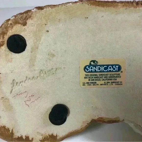 1984  Sandicast reclining collie sculpture - Picture 7 of 8